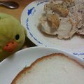 ラブザロード's cooksnap of when they made 鶏胸肉で作る！チキンサンド☆.