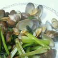 UDmama's cooksnap of when they made あさりと小松菜炒め♪.