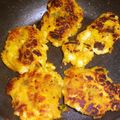 toshiebaba's cooksnap of when they made カボチャと明太子のフワフワやき.