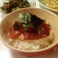 ふなここ's cooksnap of when they made ＊*soup定番！鮪の漬け丼＊*.