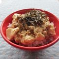 doiko's cooksnap of when they made 簡単！節約！納豆＆豆腐の親子？丼.