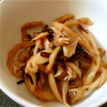 まゆけみ's cooksnap of when they made レンジと塩昆布で♪エリンギのごま和え.