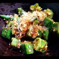 ayaram's cooksnap of when they made オクラの胡麻炒め.