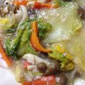 hiropea's cooksnap of when they made カニ缶と白菜の中華味.
