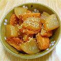 YuzuKizu's cooksnap of when they made 大根とさつま揚げの照り煮.