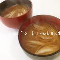papikun's cooksnap of when they made みょうが♡♥じゃがいもの味噌汁.