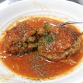 mamaclover's cooksnap of when they made トマトジュースで簡単☆煮込みハンバーグ.