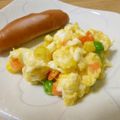 そらてんママ's cooksnap of when they made チーズ入りいり卵.