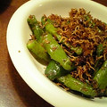 umizarusuki's cooksnap of when they made しし唐とちくわのじゃこ炒め.