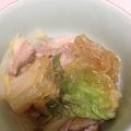 dorari's cooksnap of when they made 豚バラと白菜のオイスターソース蒸し.