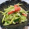 町子GLOVE's cooksnap of when they made きゅうりとカニかまの中華風ごま酢あえ.