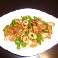 kanaoto's cooksnap of when they made ちくわとシシトウの炒り煮.