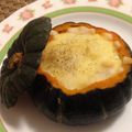 メイdon's cooksnap of when they made 坊ちゃんかぼちゃの味噌グラタン.