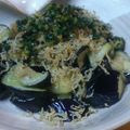 みどボッチ's cooksnap of when they made 揚げ茄子　カリカリじゃこ＆きざみ生姜のせ.