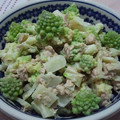 ありケロ's cooksnap of when they made ✿ロマネスコと胡瓜のツナマヨ和え✿.