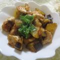 miyuki12's cooksnap of when they made サツマイモと鶏胸肉の豆板醤炒め.
