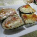 miyuki12's cooksnap of when they made パパッと一品☆ピザ茄子.