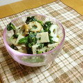 komutatata's cooksnap of when they made ＊ちくわとほうれん草のゴママヨ和え＊.