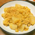 mokun's cooksnap of when they made スパイシー☆大根のカレーそぼろあんかけ.