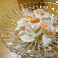 cafe-cafe's cooksnap of when they made はやとウリと柿のマヨネーズサラダ.