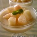 しろたび's cooksnap of when they made モモミルクプリン.