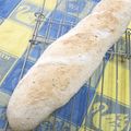 オキミン's cooksnap of when they made 基本の生地で全粒粉入りごまフランス.