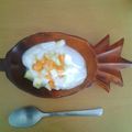 tiare＊'s cooksnap of when they made 秋のフルーツヨーグルト.