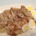 MicHolly's cooksnap of when they made 炊飯器で♪塩チキンライスと蒸し鶏.