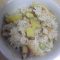 3elove's cooksnap of when they made 秋野菜の彩り五目炊き込みご飯.