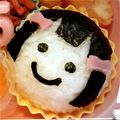 yupimam3's cooksnap of when they made キャラ弁　サンタ帽子の女の子.