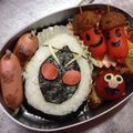 NEW☆MENTOS's cooksnap of when they made キャラ弁☆どんぐりソーセージ.