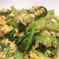 aimama035's cooksnap of when they made 中華名菜麻婆茄子で小松菜卵炒め.