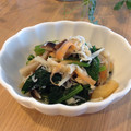 senayan's cooksnap of when they made 小松菜ときのことしらすの煮浸し.
