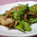にゃぁくん's cooksnap of when they made 簡単！豚肉とアスパラのにんにく炒め☆.