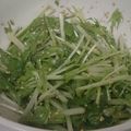 ぶーたーこー's cooksnap of when they made 野菜不足の夫に☆水菜のハリハリナムル風.