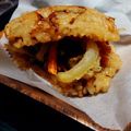 かなツん's cooksnap of when they made ☆残りご飯で、簡単！ライスバーガー☆.