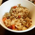 あいたん999's cooksnap of when they made 鶏ひじきの炊き込みご飯.