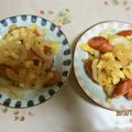 YOSHIMAYUv's cooksnap of when they made ☆ズボラなウィンナーと玉子の炒め物☆.