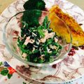 usaco3's cooksnap of when they made ほうれん草とツナのサラダ.