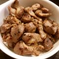 みかち♪'s cooksnap of when they made ☆簡単おつまみ☆砂肝の塩麹とにんにく炒め.
