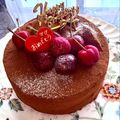 amiaminn's cooksnap of when they made ふんわりとろける チョコレートケーキ.
