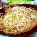 お楽しみのさなぎ's cooksnap of when they made ハマるパスタ♥簡単！ツナ長ネギ和風パスタ.