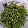 チョタ's cooksnap of when they made 春菊の胡麻和え.