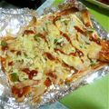 キュンキュン☆☆'s cooksnap of when they made トースターで簡単！サクサク！パン耳ピザ♪.