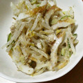ayafuyu's cooksnap of when they made もやしとちくわのごまマヨ和え.