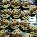 うみ7's cooksnap of when they made 砂糖不使用！アンパンマンクッキー.