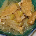 すずにゃんラブ's cooksnap of when they made 白菜のくたくた煮～春雨とあげをお供に～.