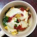 ひめらら's cooksnap of when they made ほうれん草と卵で♡簡単チーズグラタン.