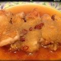 rikutoyume's cooksnap of when they made 鶏肉の大根おろし煮.