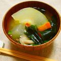 豆大福モッチ's cooksnap of when they made 冬瓜の味噌汁.